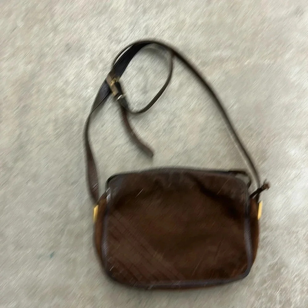 Ogilvy vintage suede crossbody camera‎  style bag